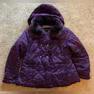 Rothschild Dark Purple Insulated Coat with Hood S 7/8